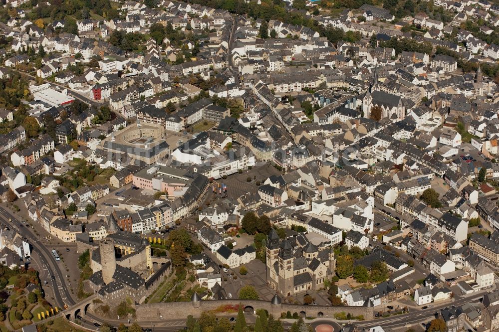 Mayen aus der Vogelperspektive: Stadtzentrum und Innenstadt in Mayen im Bundesland Rheinland-Pfalz