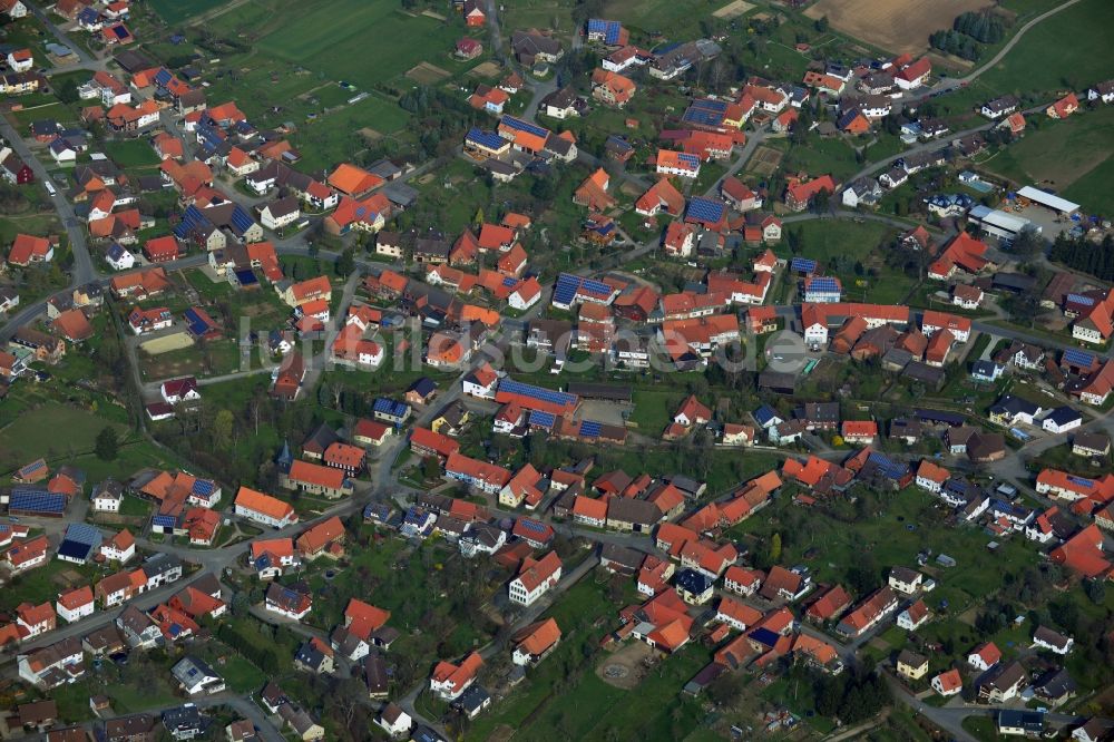 Luftbild Schwiegershausen - Stadtzentrum und Innenstadt von Schwiegershausen im Bundesland Sachsen-Anhalt