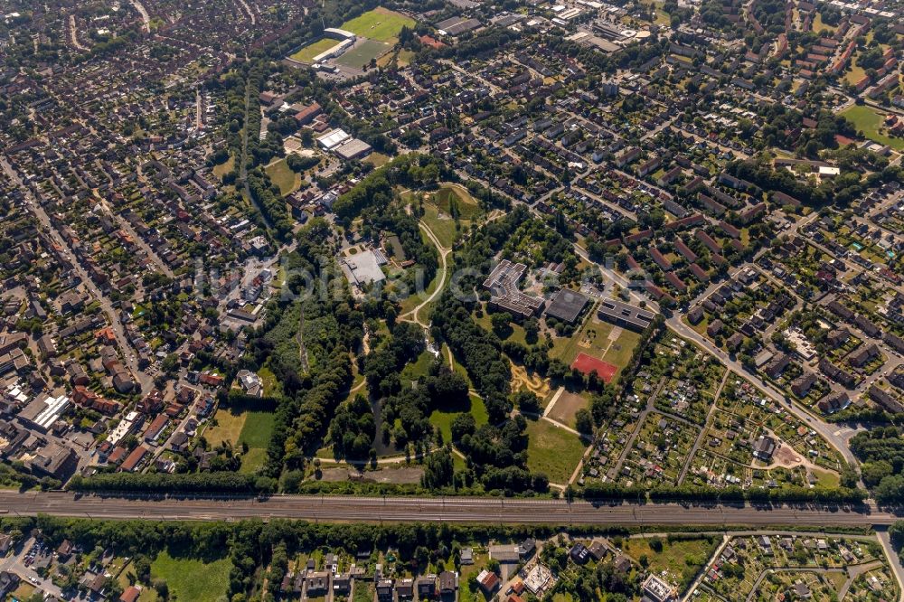 Luftbild Ahlen - Stadtzentrum im Innenstadtbereich in Ahlen im Bundesland Nordrhein-Westfalen, Deutschland