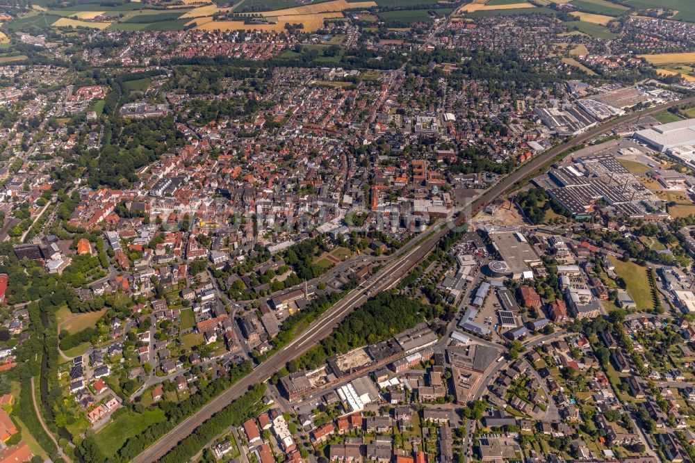 Luftaufnahme Ahlen Stadtzentrum Im Innenstadtbereich In Ahlen Im