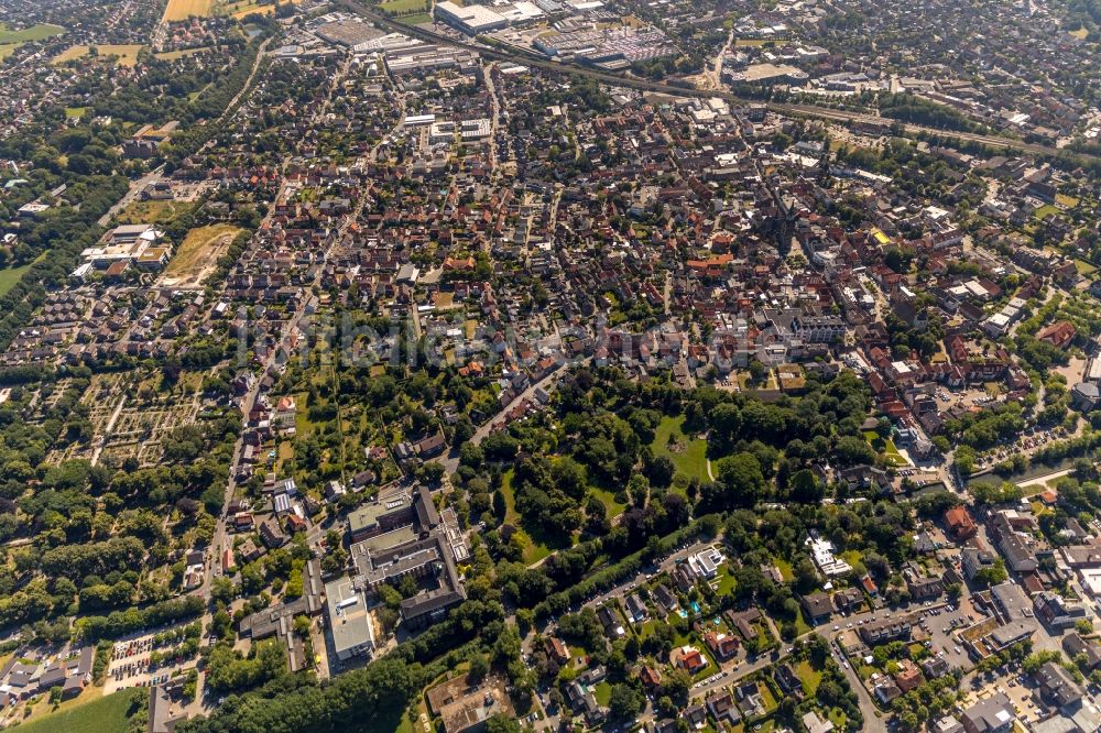 Ahlen von oben - Stadtzentrum im Innenstadtbereich in Ahlen im Bundesland Nordrhein-Westfalen, Deutschland