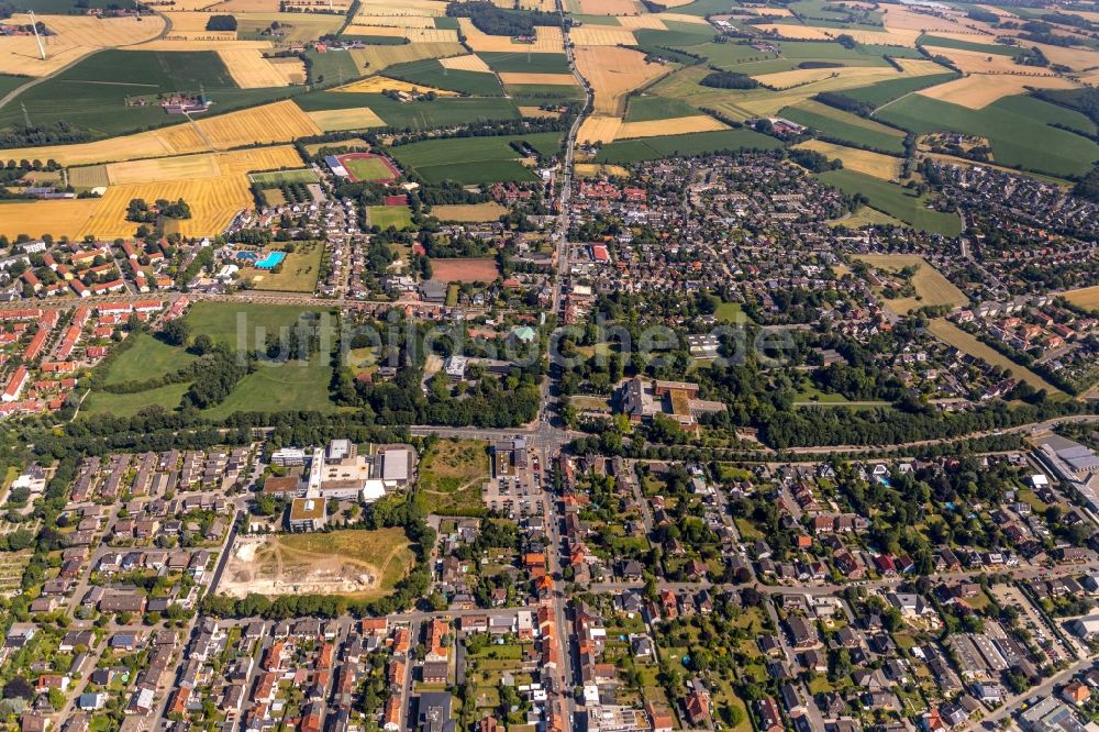 Luftbild Ahlen - Stadtzentrum im Innenstadtbereich in Ahlen im Bundesland Nordrhein-Westfalen, Deutschland