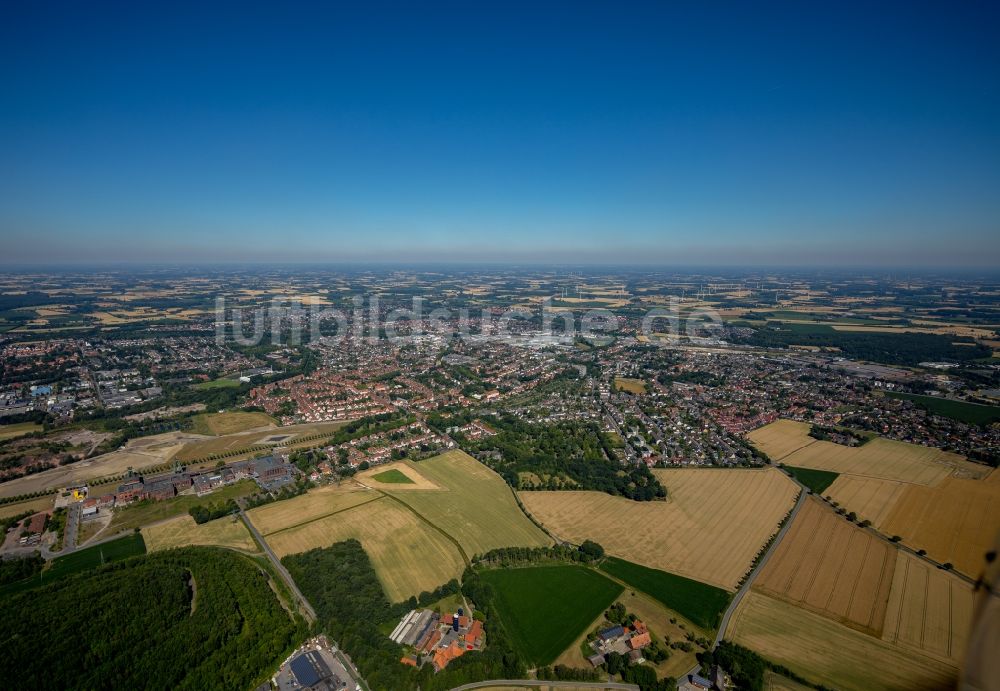 Luftbild Ahlen - Stadtzentrum im Innenstadtbereich in Ahlen im Bundesland Nordrhein-Westfalen, Deutschland