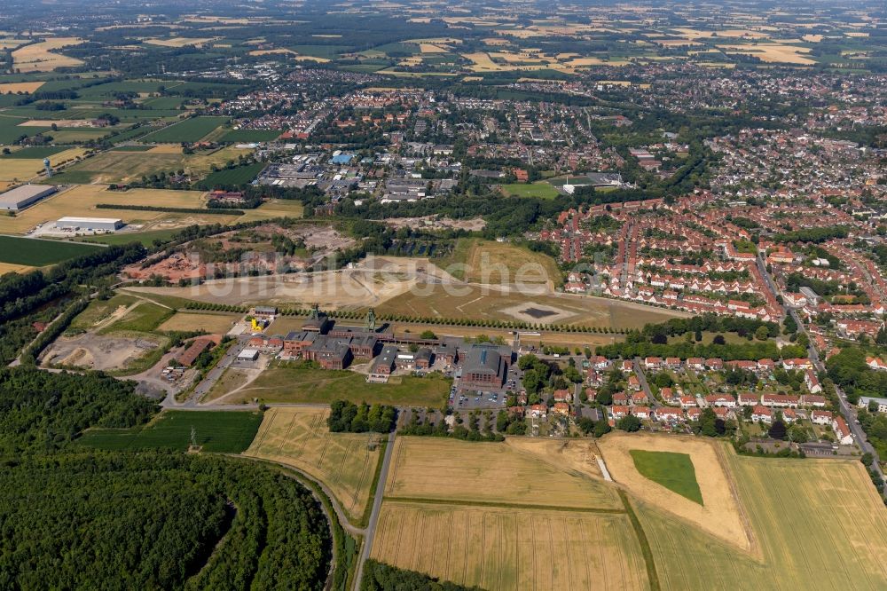 Luftaufnahme Ahlen - Stadtzentrum im Innenstadtbereich in Ahlen im Bundesland Nordrhein-Westfalen, Deutschland