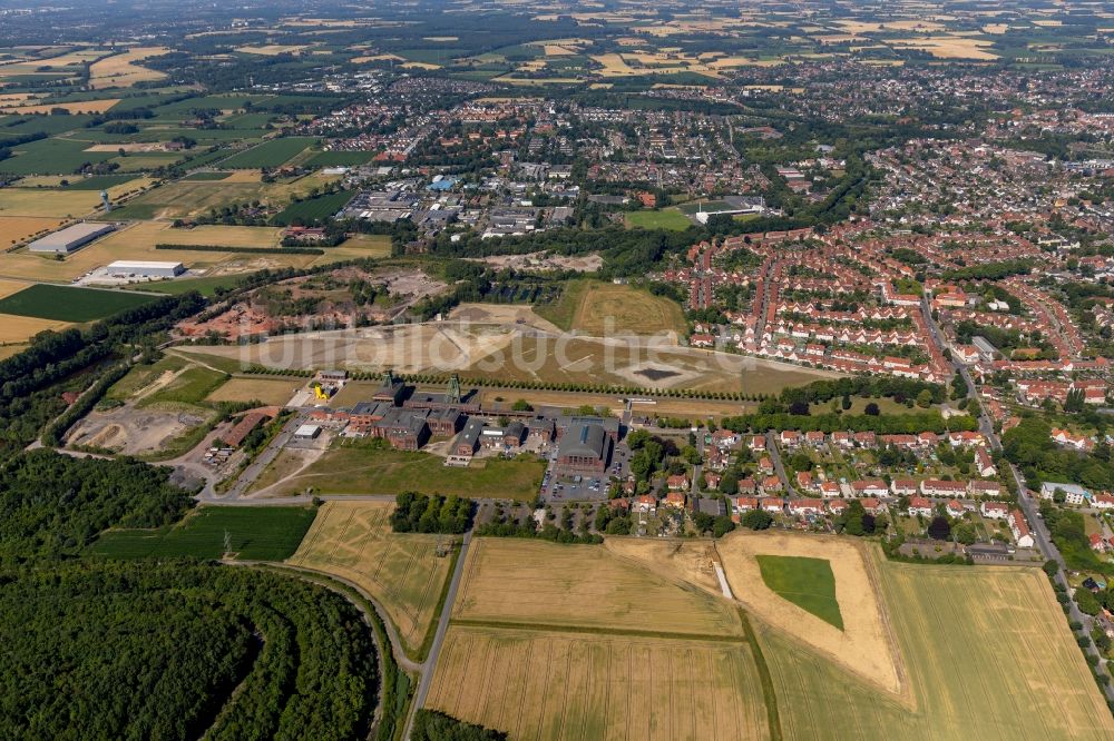 Ahlen von oben - Stadtzentrum im Innenstadtbereich in Ahlen im Bundesland Nordrhein-Westfalen, Deutschland