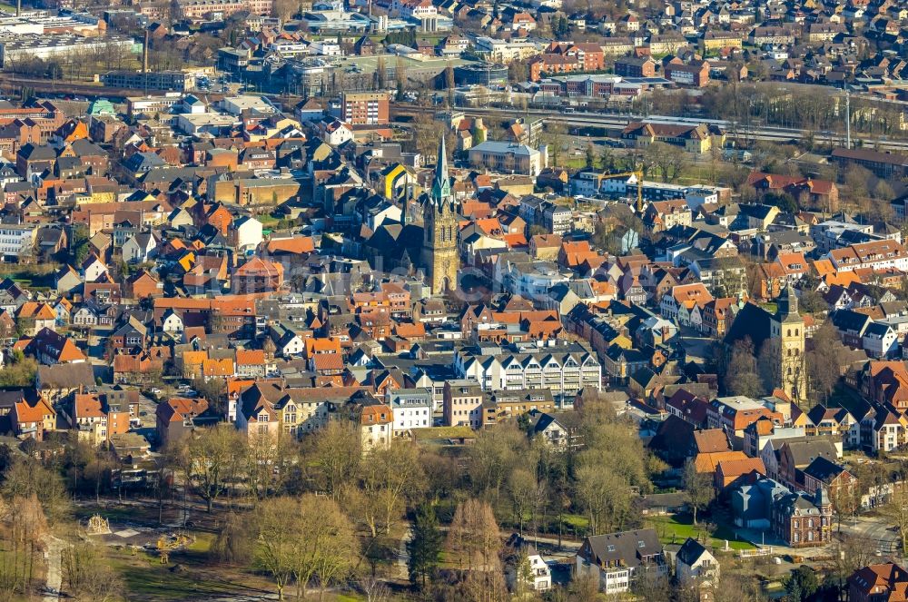 Luftaufnahme Ahlen Stadtzentrum Im Innenstadtbereich In Ahlen Im Bundesland Nordrhein