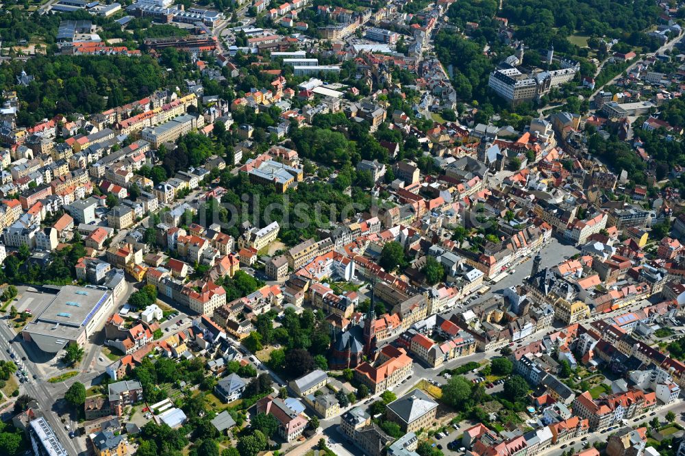 Altenburg aus der Vogelperspektive: Stadtzentrum im Innenstadtbereich in Altenburg im Bundesland Thüringen, Deutschland