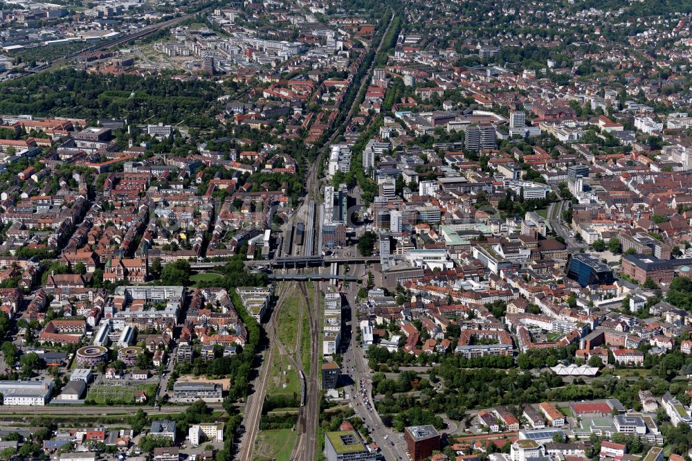 Luftbild Altstadt - Stadtzentrum im Innenstadtbereich in Altstadt im Bundesland Baden-Württemberg, Deutschland