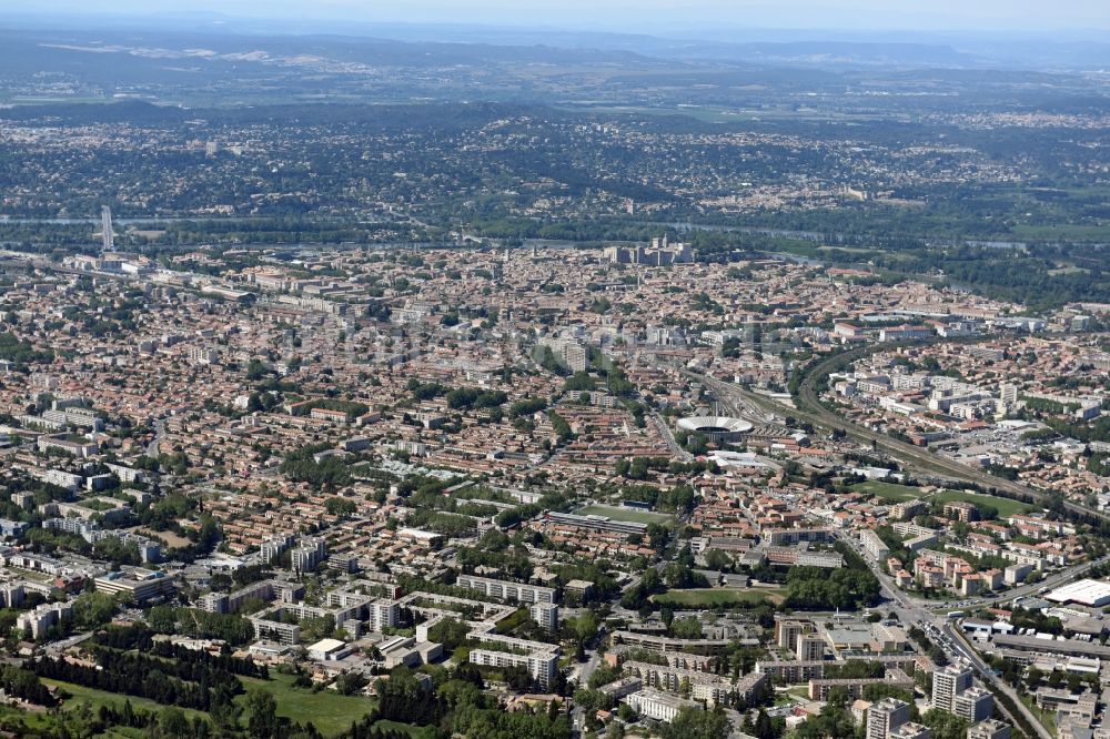 Luftbild Avignon - Stadtzentrum im Innenstadtbereich in Avignon in Provence-Alpes-Cote d'Azur, Frankreich