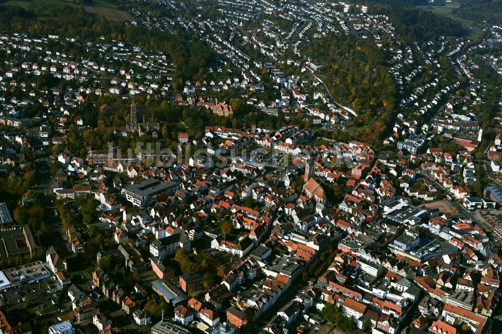 Bad Hersfeld Aus Der Vogelperspektive Stadtzentrum Im Innenstadtbereich In Bad Hersfeld Im