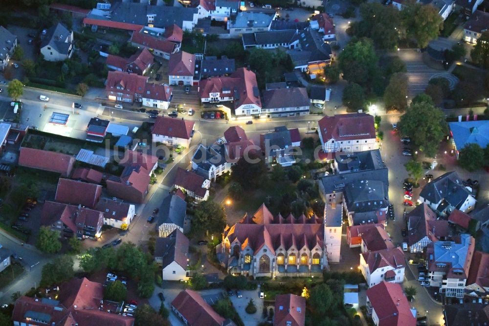 Luftaufnahme Bad Laer - Stadtzentrum im Innenstadtbereich in Bad Laer im Bundesland Niedersachsen, Deutschland