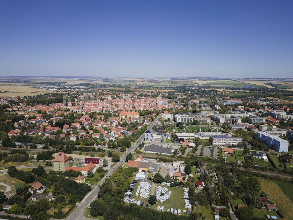 Luftbild Bad Langensalza - Stadtzentrum im Innenstadtbereich in Bad Langensalza im Bundesland Thüringen, Deutschland