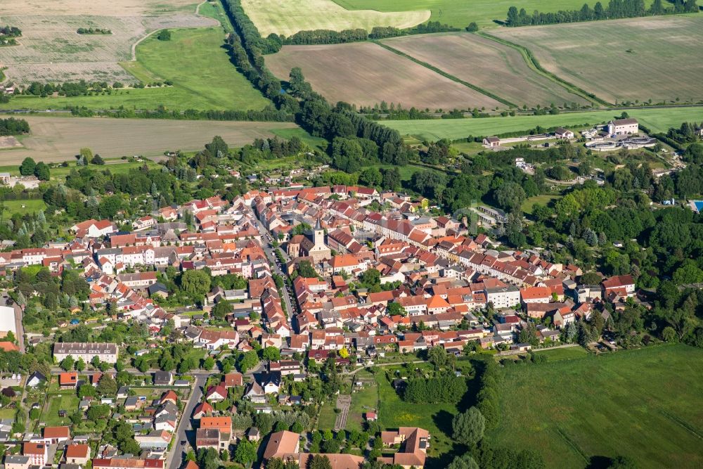 Luftbild Beelitz - Stadtzentrum im Innenstadtbereich in Beelitz im Bundesland Brandenburg, Deutschland