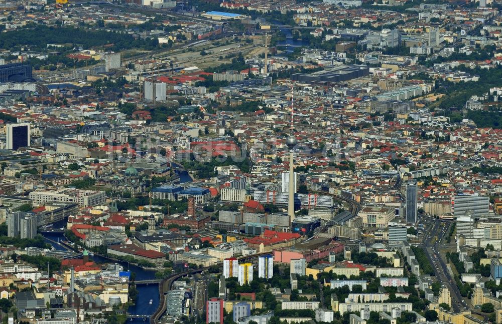 Luftbild Berlin - Stadtzentrum im Innenstadtbereich in Berlin