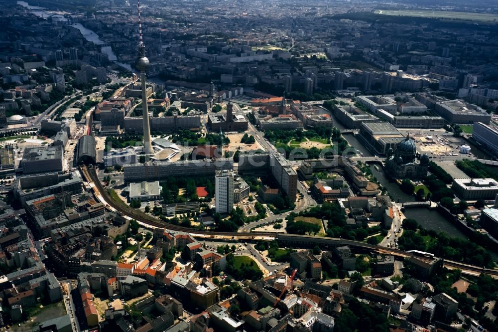 Luftbild Berlin - Stadtzentrum im Innenstadtbereich in Berlin