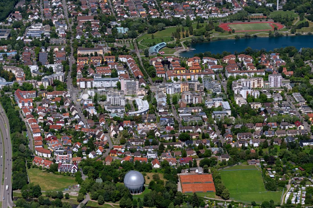 Luftbild Betzenhausen - Stadtzentrum im Innenstadtbereich in Betzenhausen im Bundesland Baden-Württemberg, Deutschland