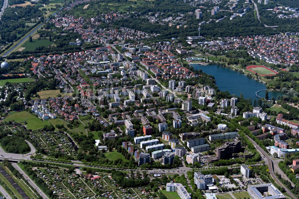 Luftaufnahme Betzenhausen - Stadtzentrum im Innenstadtbereich in Betzenhausen im Bundesland Baden-Württemberg, Deutschland