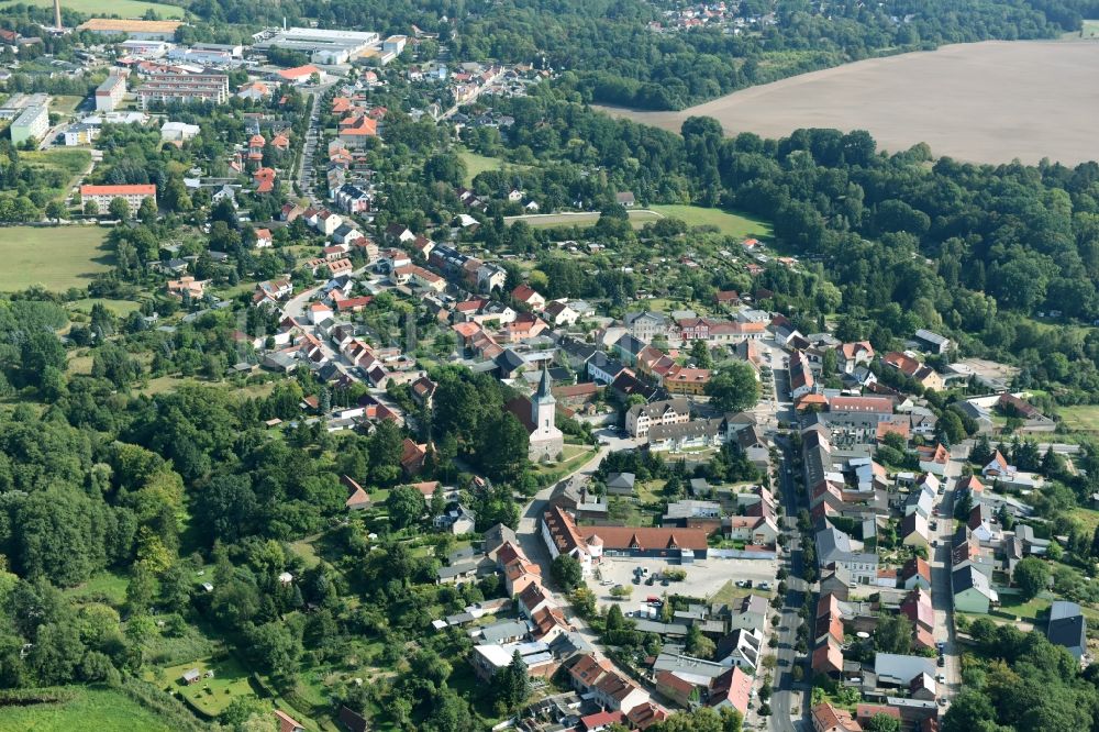 Luftbild Biesenthal - Stadtzentrum im Innenstadtbereich in Biesenthal im Bundesland Brandenburg