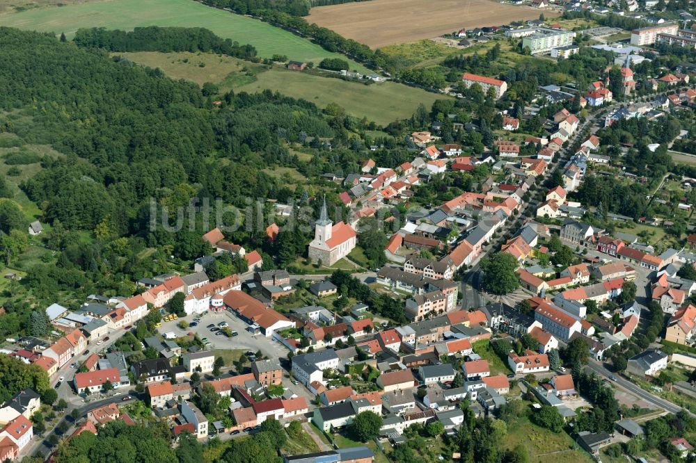 Luftaufnahme Biesenthal - Stadtzentrum im Innenstadtbereich in Biesenthal im Bundesland Brandenburg