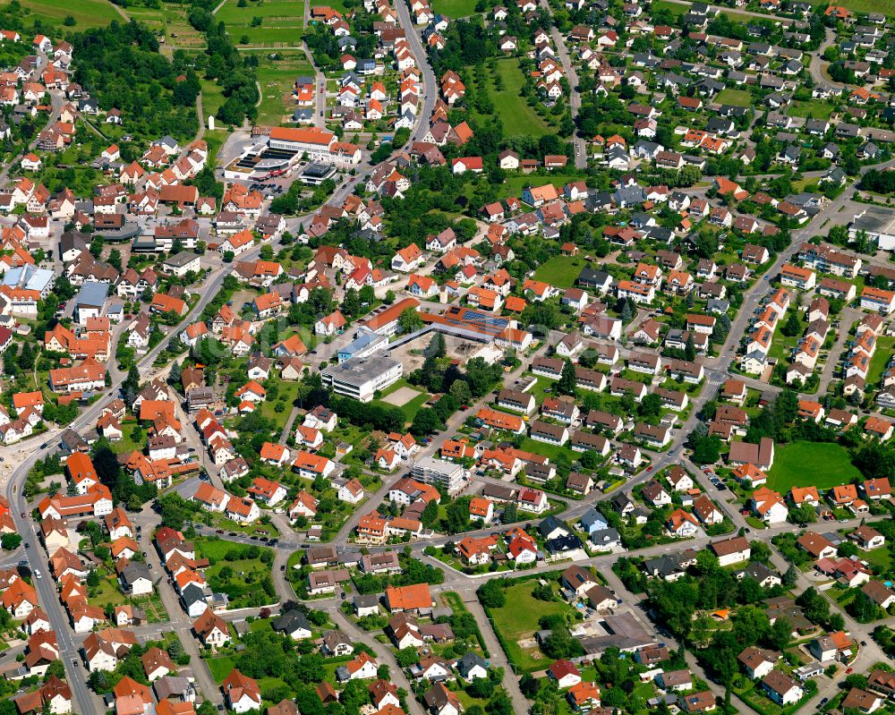 Luftbild Bodelshausen Stadtzentrum Im Innenstadtbereich In Bodelshausen Im Bundesland Baden