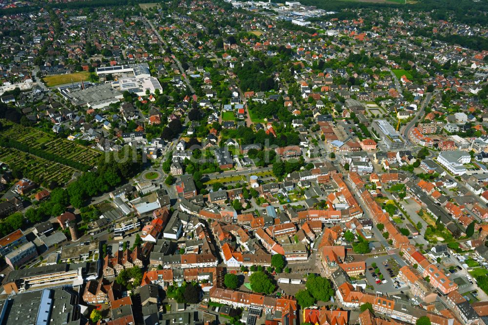 Luftbild Borken - Stadtzentrum im Innenstadtbereich in Borken im Bundesland Nordrhein-Westfalen, Deutschland