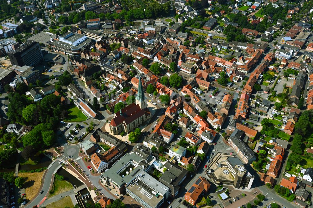 Luftbild Borken - Stadtzentrum im Innenstadtbereich in Borken im Bundesland Nordrhein-Westfalen, Deutschland