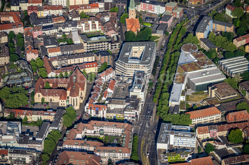 Braunschweig aus der Vogelperspektive: Stadtzentrum im Innenstadtbereich in Braunschweig im Bundesland Niedersachsen, Deutschland