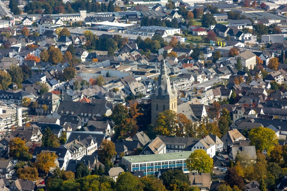 Luftbild Brilon - Stadtzentrum im Innenstadtbereich in Brilon im Bundesland Nordrhein-Westfalen