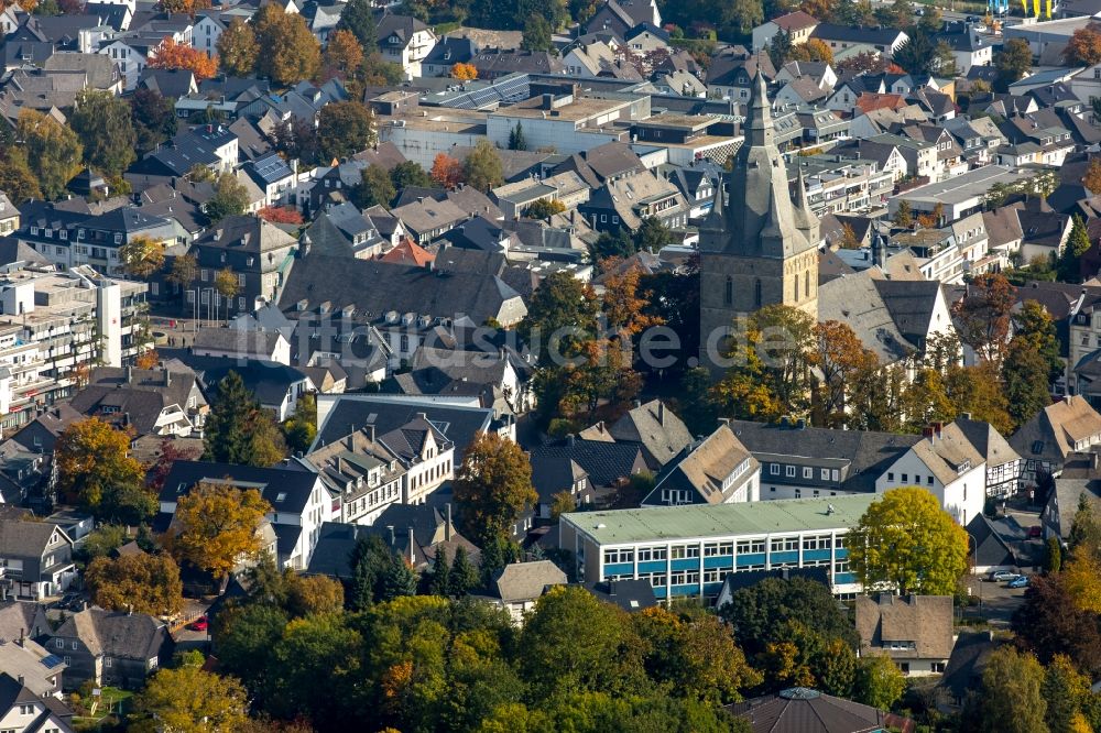 Luftaufnahme Brilon - Stadtzentrum im Innenstadtbereich in Brilon im Bundesland Nordrhein-Westfalen