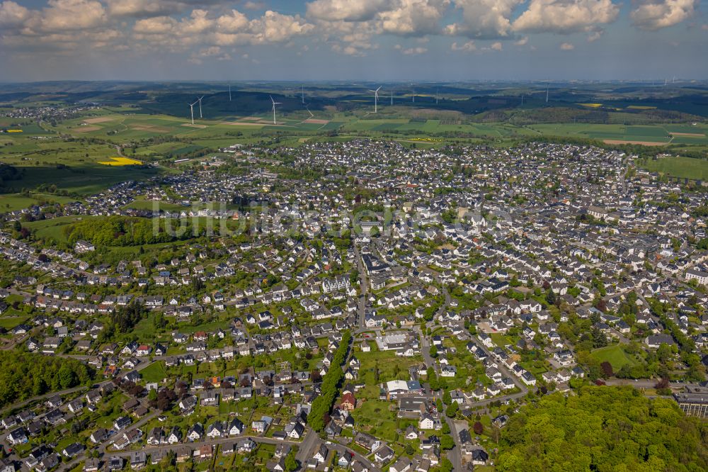 Luftbild Brilon - Stadtzentrum im Innenstadtbereich in Brilon im Bundesland Nordrhein-Westfalen, Deutschland