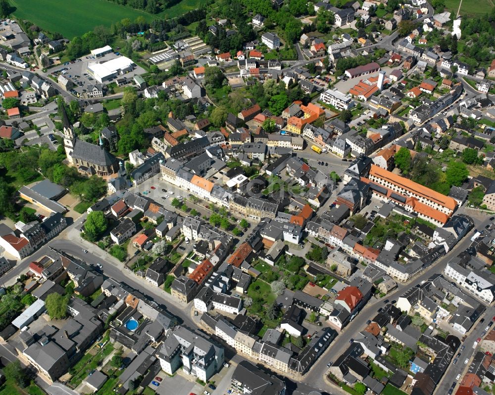 Luftaufnahme Burkersdorf Stadtzentrum Im Innenstadtbereich In Burkersdorf Im Bundesland