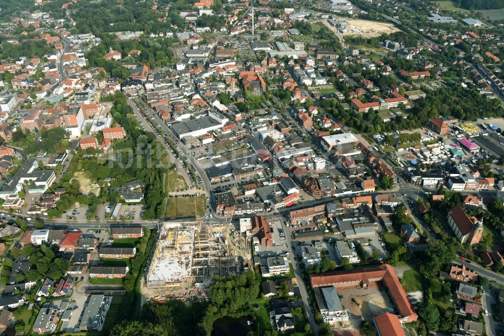 Luftaufnahme Cloppenburg - Stadtzentrum im Innenstadtbereich in Cloppenburg im Bundesland Niedersachsen