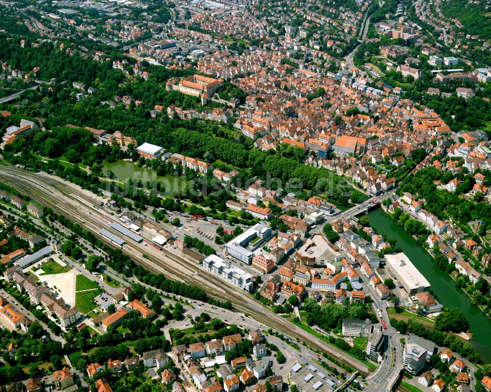 Derendingen von oben - Stadtzentrum im Innenstadtbereich in Derendingen im Bundesland Baden-Württemberg, Deutschland