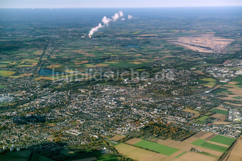 Luftbild Düren - Stadtzentrum im Innenstadtbereich in Düren im Bundesland Nordrhein-Westfalen, Deutschland