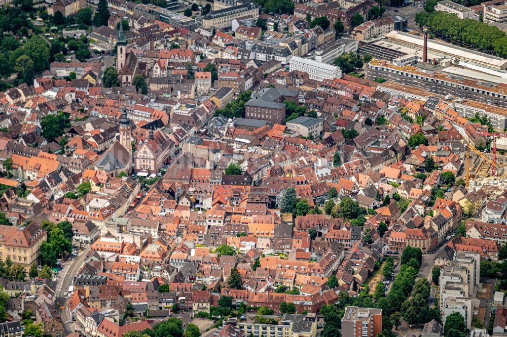 Durlach Aus Der Vogelperspektive Stadtzentrum Im Innenstadtbereich In Durlach Karlsruhe Im 2551