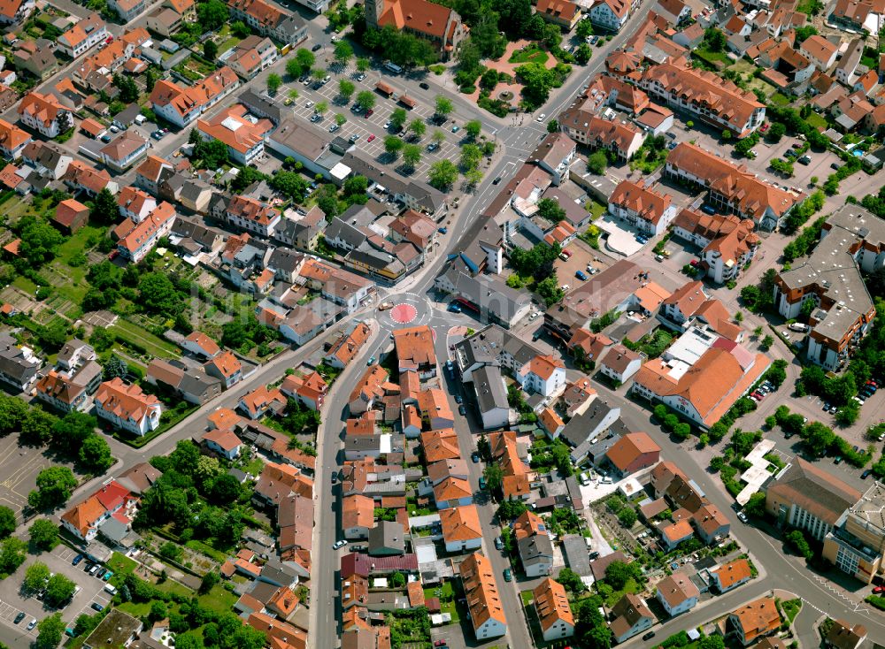 Luftbild Eisenberg (Pfalz) - Stadtzentrum im Innenstadtbereich in Eisenberg (Pfalz) im Bundesland Rheinland-Pfalz, Deutschland