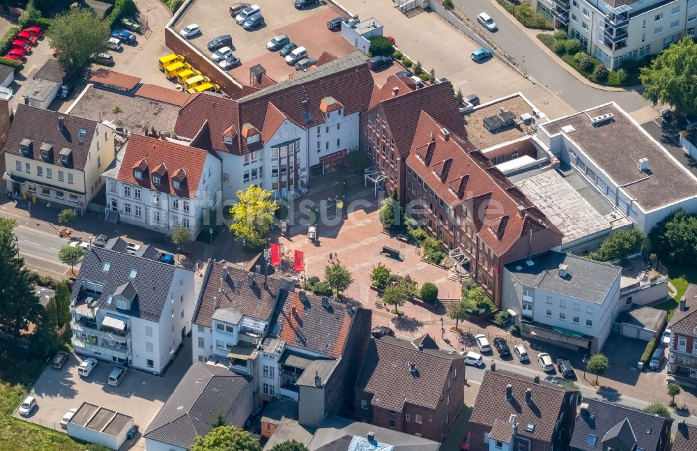 Luftbild Sprockhövel - Stadtzentrum im Innenstadtbereich entlang der Hauptstraße in Sprockhövel im Bundesland Nordrhein-Westfalen - NRW, Deutschland