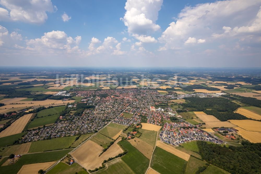 Everswinkel von oben - Stadtzentrum im Innenstadtbereich in Everswinkel im Bundesland Nordrhein-Westfalen, Deutschland