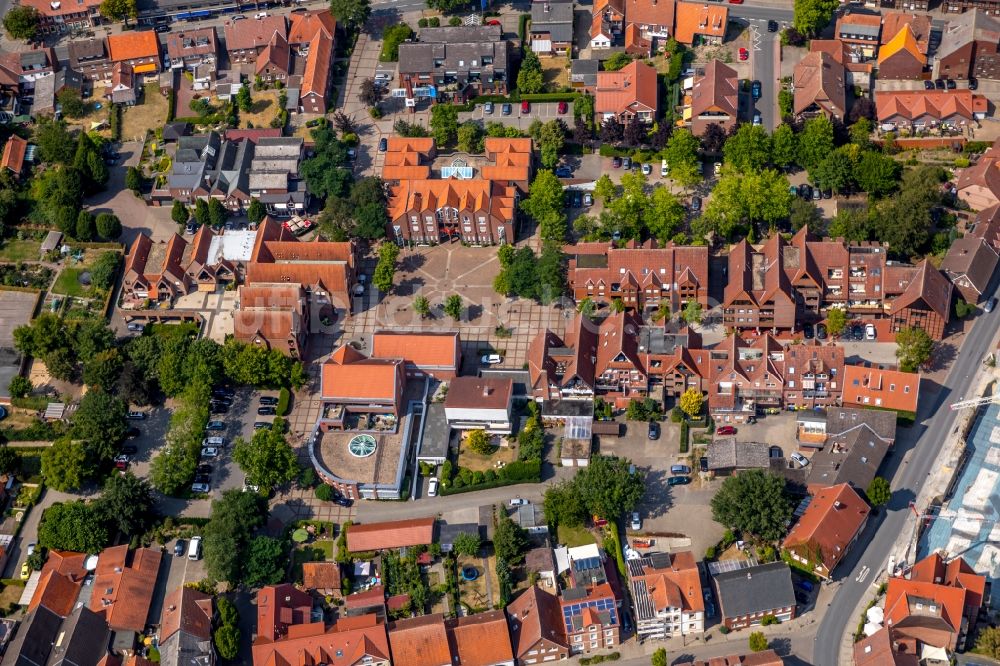 Luftaufnahme Everswinkel - Stadtzentrum im Innenstadtbereich in Everswinkel im Bundesland Nordrhein-Westfalen, Deutschland