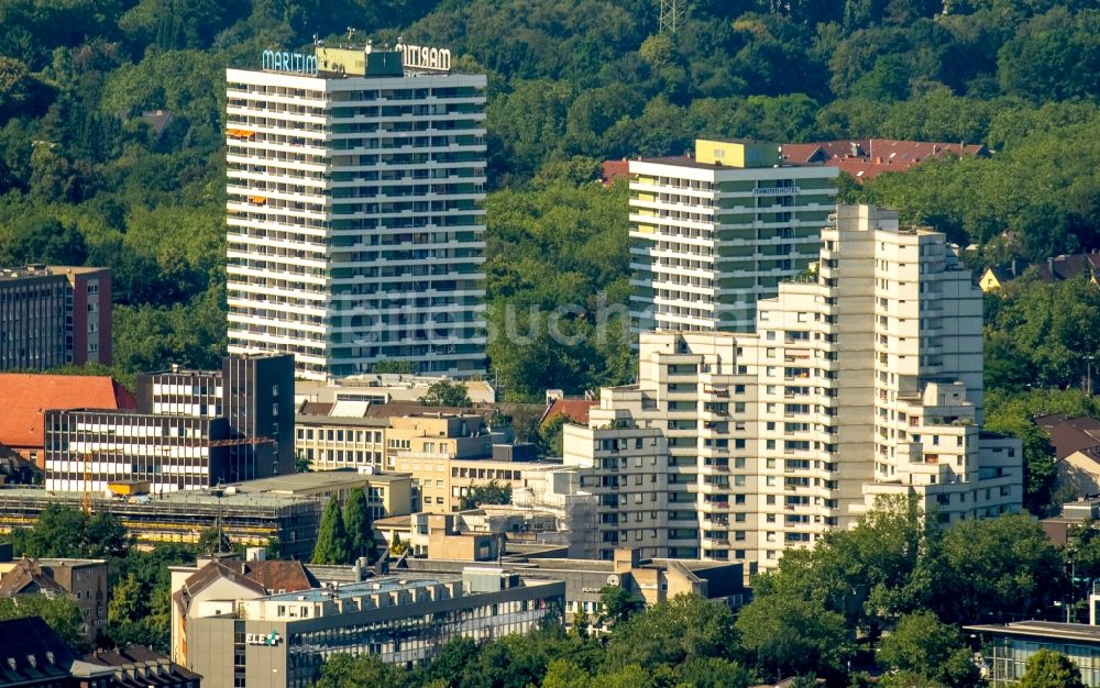 Luftaufnahme Gelsenkirchen - Stadtzentrum im Innenstadtbereich in Gelsenkirchen im Bundesland Nordrhein-Westfalen