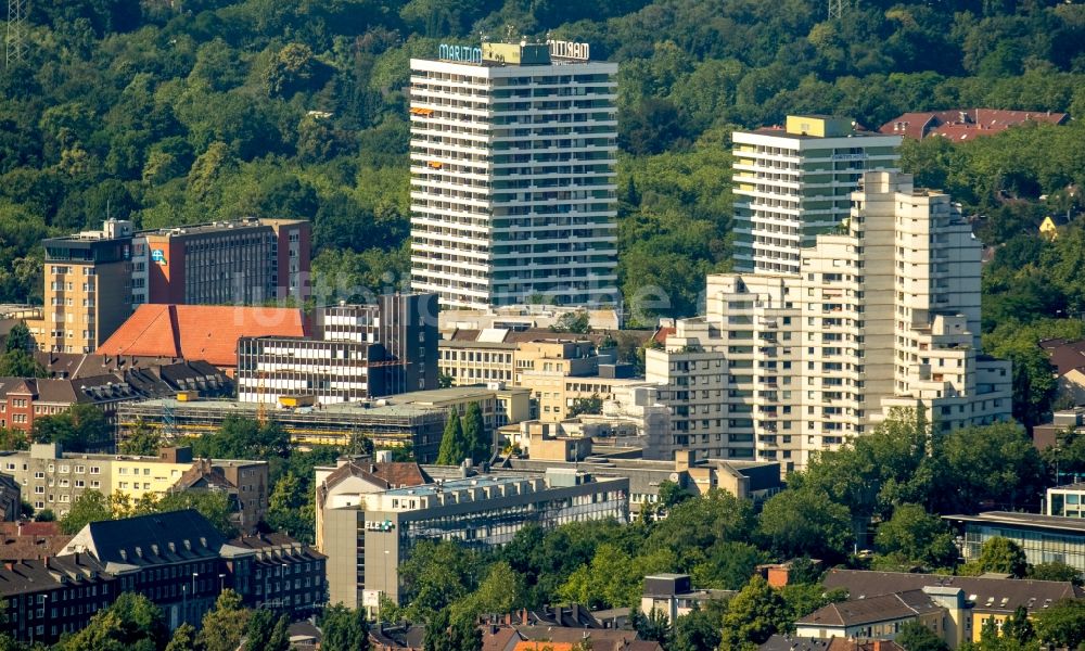 Luftaufnahme Gelsenkirchen - Stadtzentrum im Innenstadtbereich in Gelsenkirchen im Bundesland Nordrhein-Westfalen