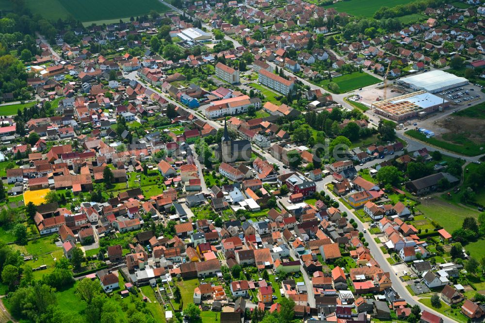 Goldbach aus der Vogelperspektive: Stadtzentrum im Innenstadtbereich in Goldbach im Bundesland Thüringen, Deutschland