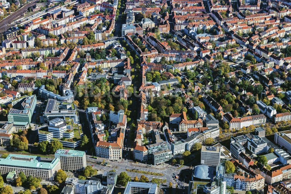 Hannover aus der Vogelperspektive: Stadtzentrum im Innenstadtbereich in Hannover im Bundesland Niedersachsen, Deutschland