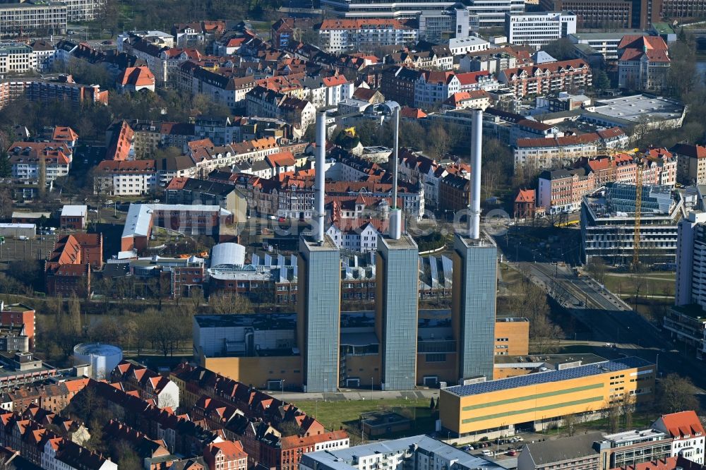 Luftbild Hannover - Stadtzentrum im Innenstadtbereich in Hannover im Bundesland Niedersachsen, Deutschland