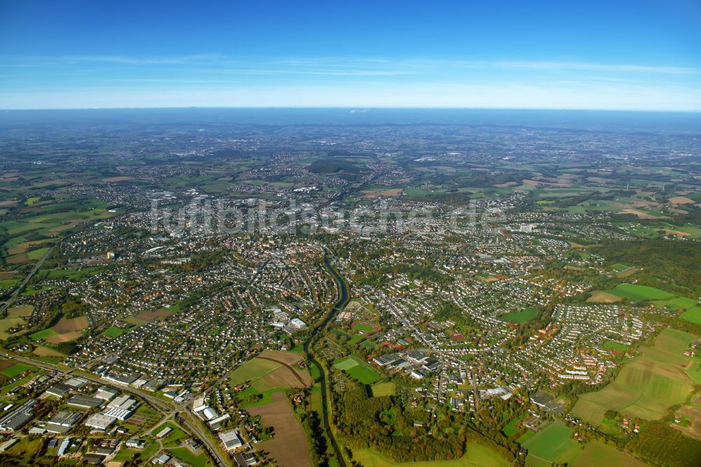 Luftbild Herford - Stadtzentrum im Innenstadtbereich in Herford im Bundesland Nordrhein-Westfalen, Deutschland