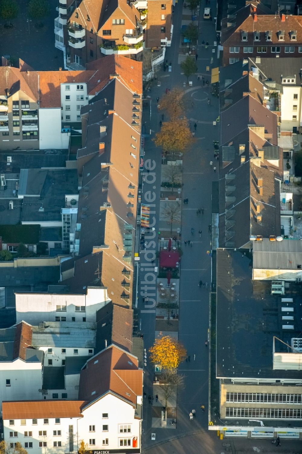 Luftbild Gladbeck - Stadtzentrum im Innenstadtbereich Hochstraße in Gladbeck im Bundesland Nordrhein-Westfalen