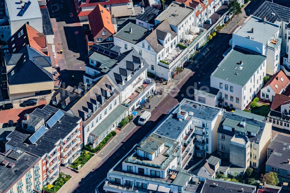 Luftbild Norderney - Stadtzentrum im Innenstadtbereich auf der Insel Norderney im Bundesland Niedersachsen, Deutschland