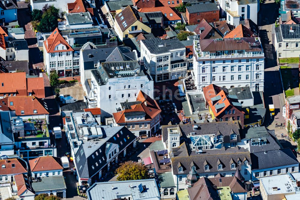 Luftbild Norderney - Stadtzentrum im Innenstadtbereich auf der Insel Norderney im Bundesland Niedersachsen, Deutschland