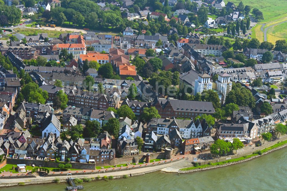 Luftbild Kalkar - Stadtzentrum im Innenstadtbereich in Kalkar im Bundesland Nordrhein-Westfalen, Deutschland