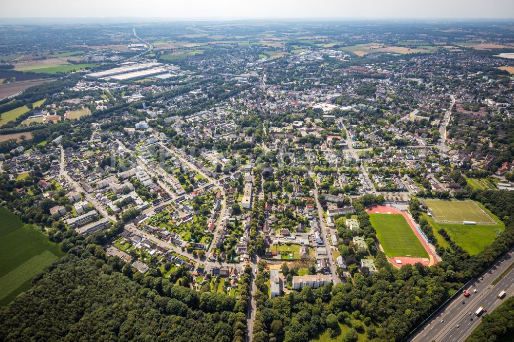 Luftbild Kamen - Stadtzentrum im Innenstadtbereich in Kamen im Bundesland Nordrhein-Westfalen, Deutschland